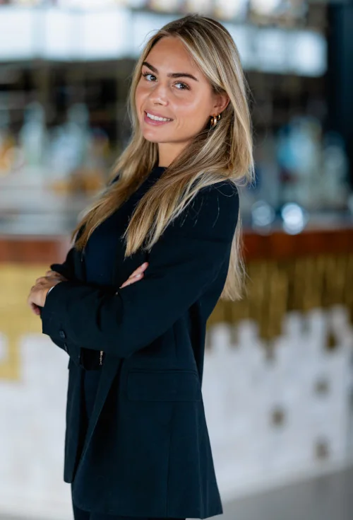 Eline, eventmanager bij Lake Seven