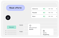 Schermvoorbeeld van automatische facturatie in Constell - facturen worden automatisch gegenereerd op basis van eventgegevens
