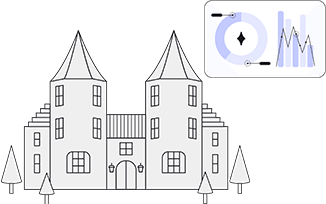 Kasteel illustratie