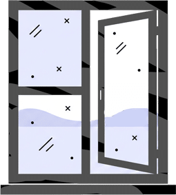 Window illustratie