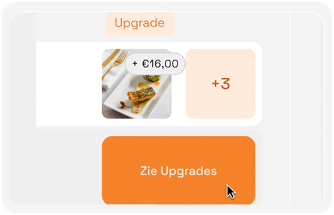 Slimme upsell - upgrade opties en extra's